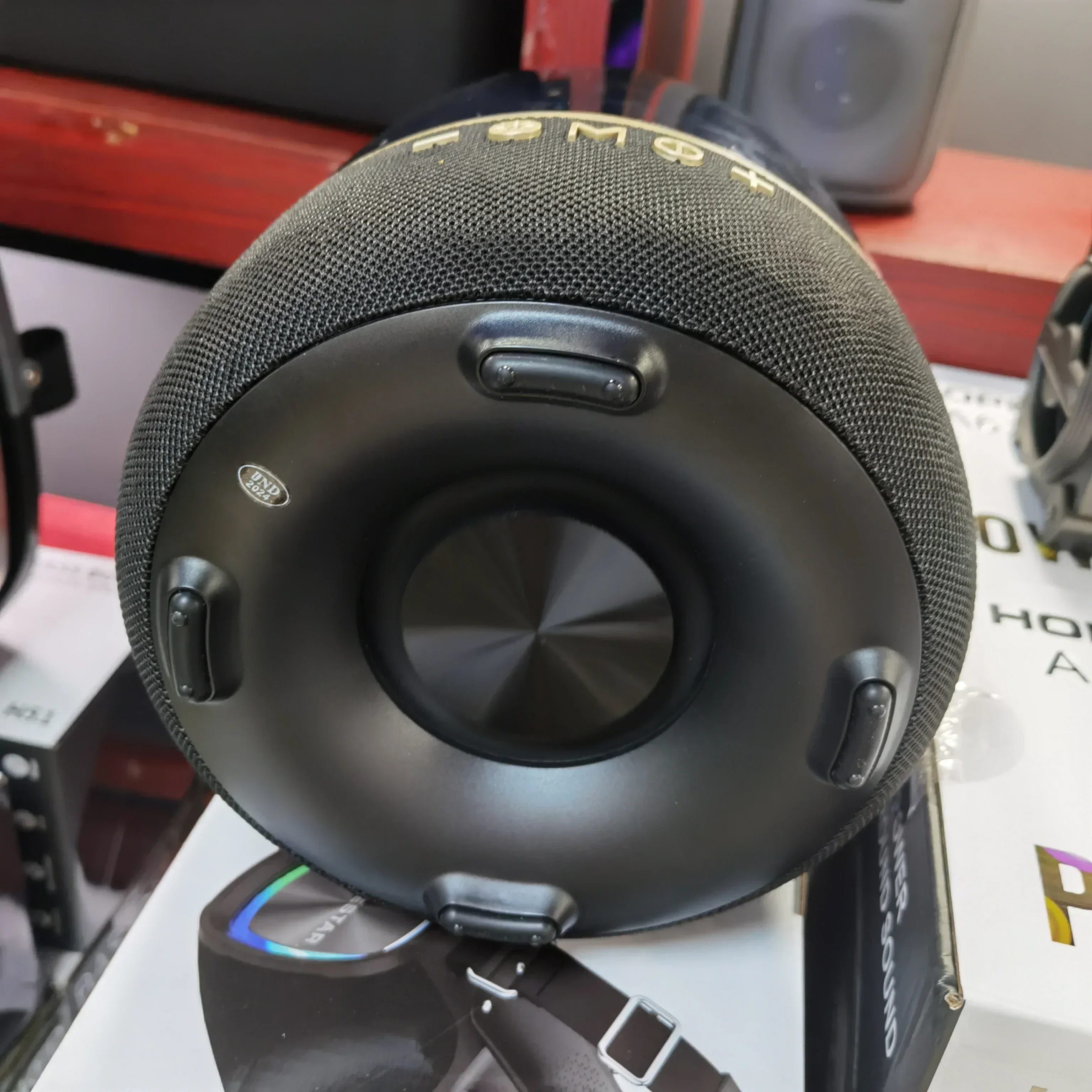 Subwoofer alto-falantes de som surround alta potência sem fio bluetooth alto-falante home theater iluminação ambiente soundbox com cartão tf tws