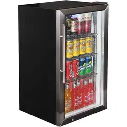 Portable subzero vertical minus temperature visi cooler drink fridge chiller showcase refrigerator