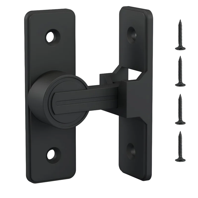 A99E-Latch For Door 90 Degree Heavy-Duty Security Latch Anti-Burglary Reinforcement Lock Sliding Wear-Resistant Home