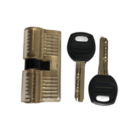 Locksmith Transparent Locks Pick Visible Cutaway Mini Practice View Padlock Hasps Training Skill For Furniture Hardware