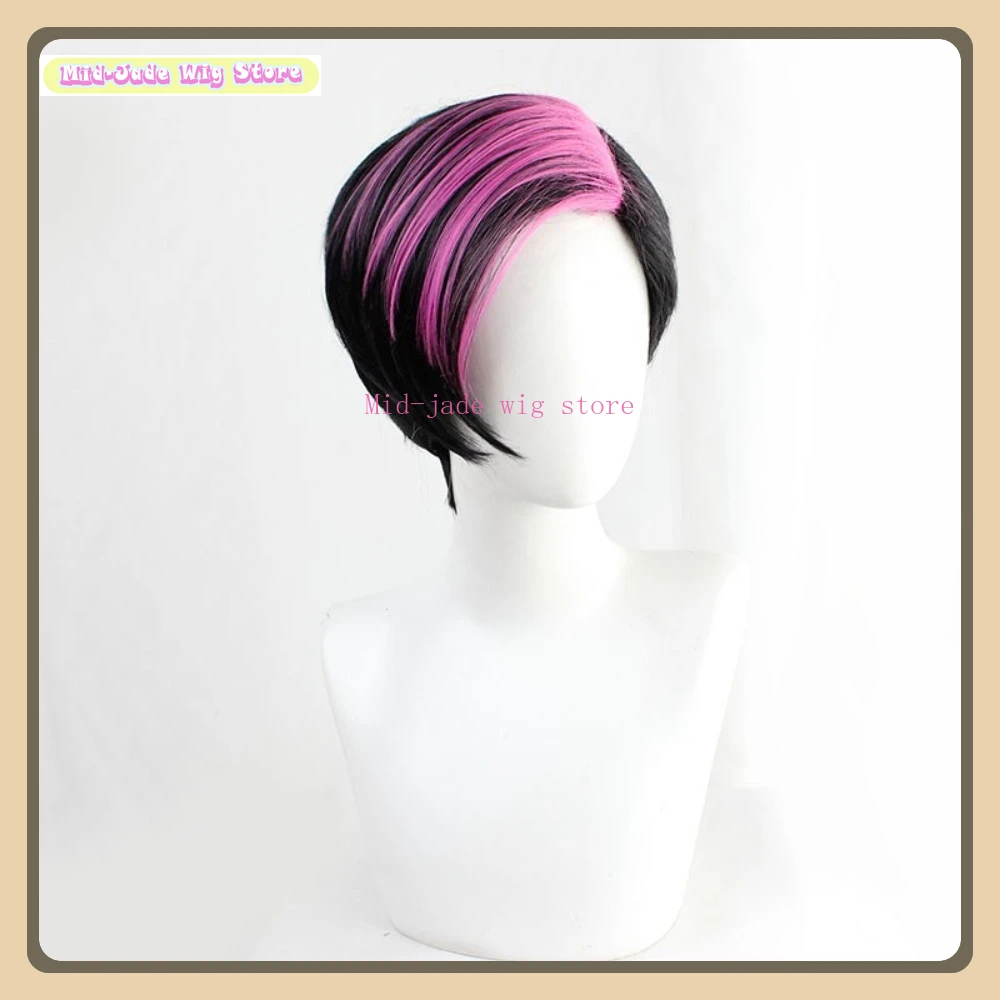 

Mid-jade Wig StoreTwisted Wonderland Doctor Facilier Cosplay Wig Anime Cosplay Party Synthetic Heat Resistant Wig Halloween