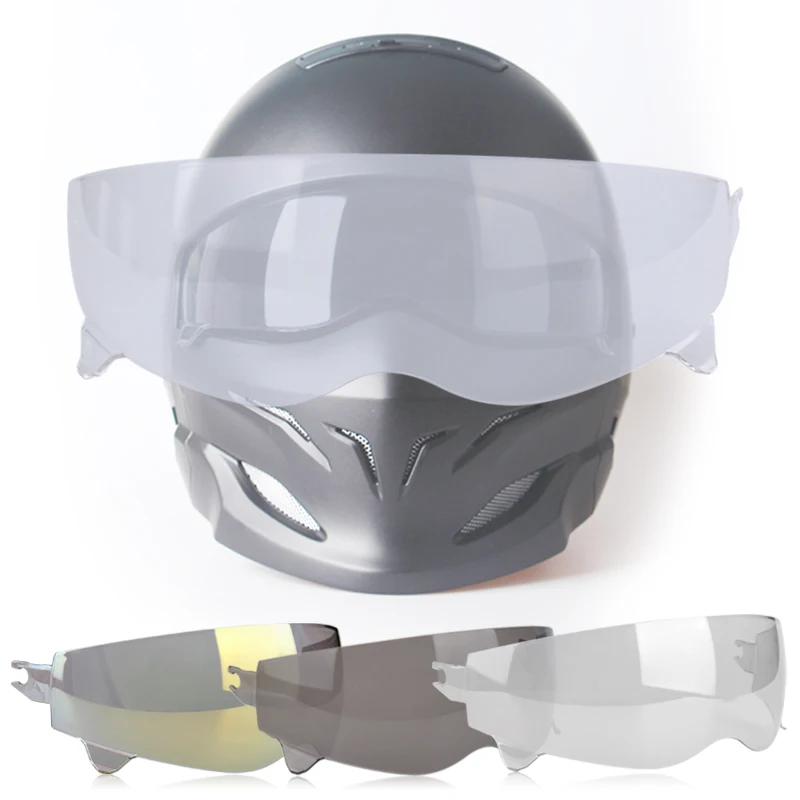 Uchoose-Innerクリアブラックレンズ、ヘルメットスペシャルバイザー