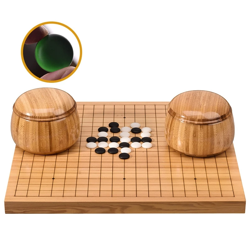 

Chinese Old Board Game Weiqi Checkers Go Game Set Wood Go Game Gift For Children Friends Educational Entertainment Board Game