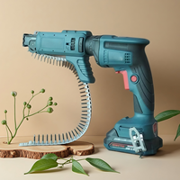2in1 Brushless Electric Lithium Screwdriver Strip Screw Gun Dual Function pistol fixing nails in the wall For Makita 18V Battery