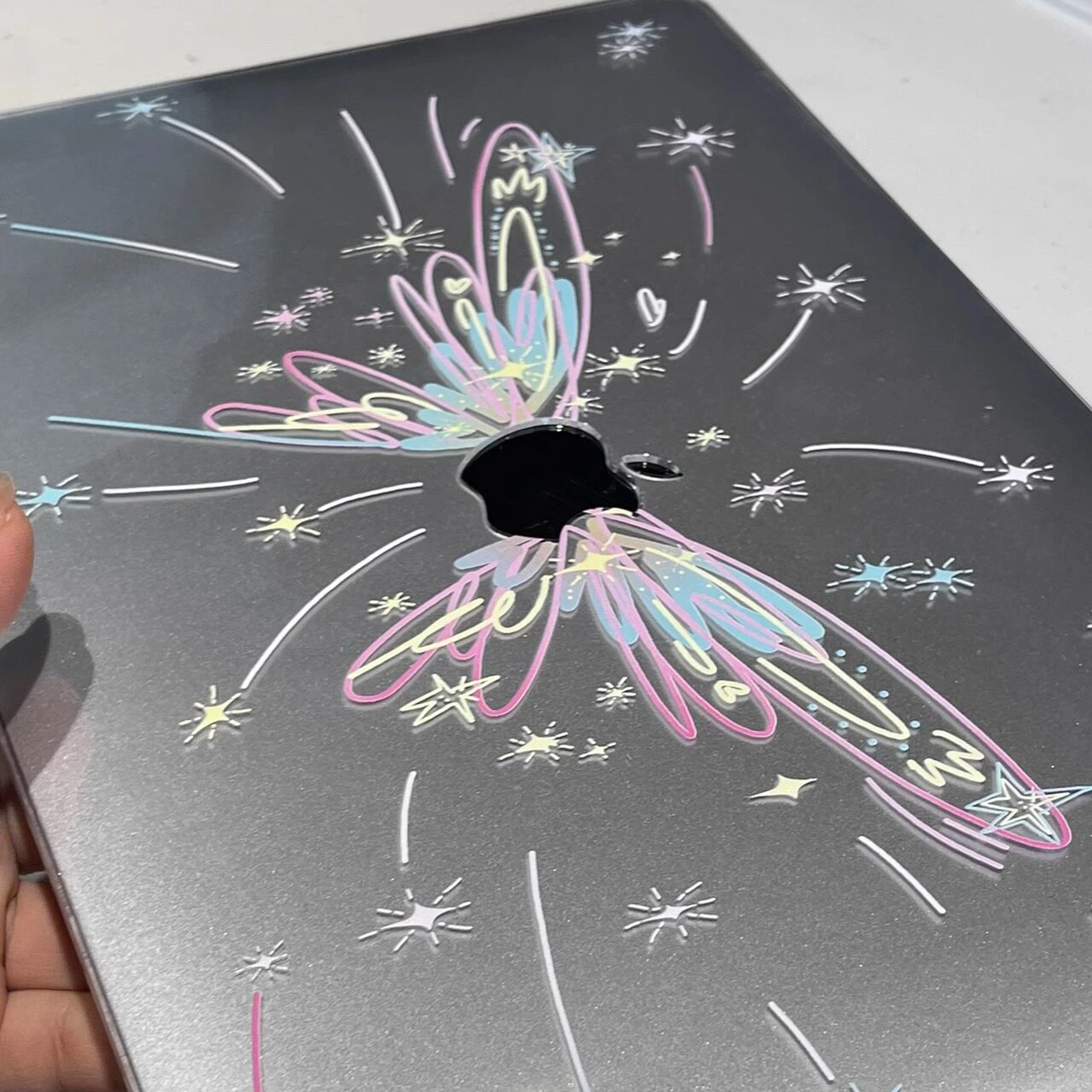 Buttefly Star Shining Laptop Cover For Macbook Air 13 15inch NEO A3404 M5 M4 A3113 A3241 A2941 A2337 Pro 14 16 M3 M2 M1 Cover