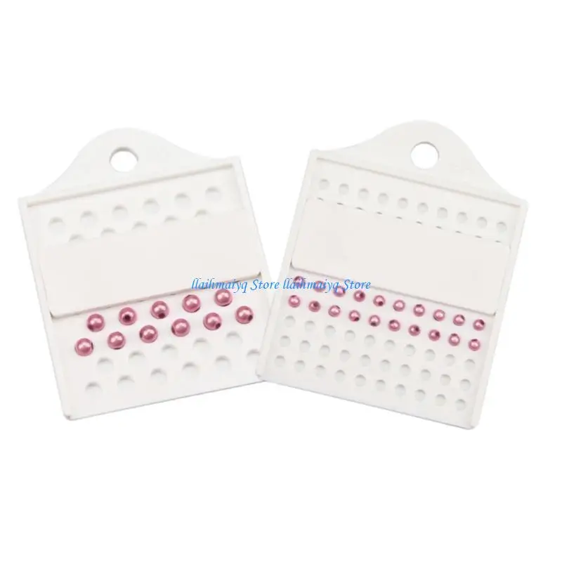 

573B 4Pcs Silicone Bead Tray for Meditation Room Multifunctional DIY Craft Bead Board