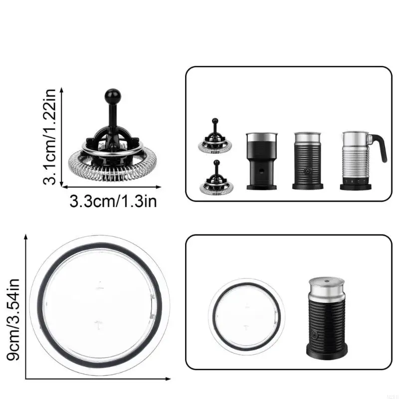 2025 Новая пенянка из нержавеющей стали и насадки на замену крышки аксессуары кофей