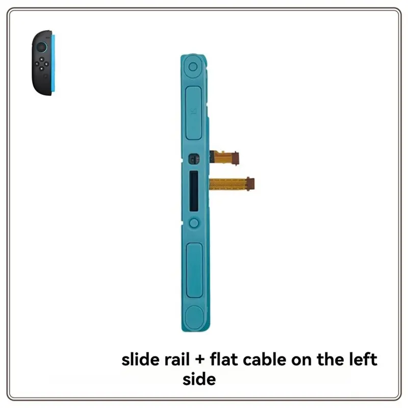 HDL Replace Left Slide Rail with Flex Cable for Nintendo Switch2 Console Joy-Con 2 Slide Rail