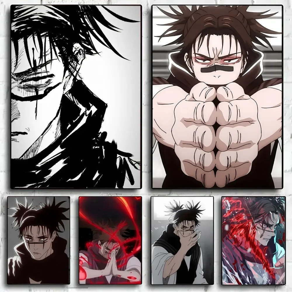 Choso Jujutsu Kaisen anime character wall art, HD canvas print poster, home, living room, boy's room decoration painting