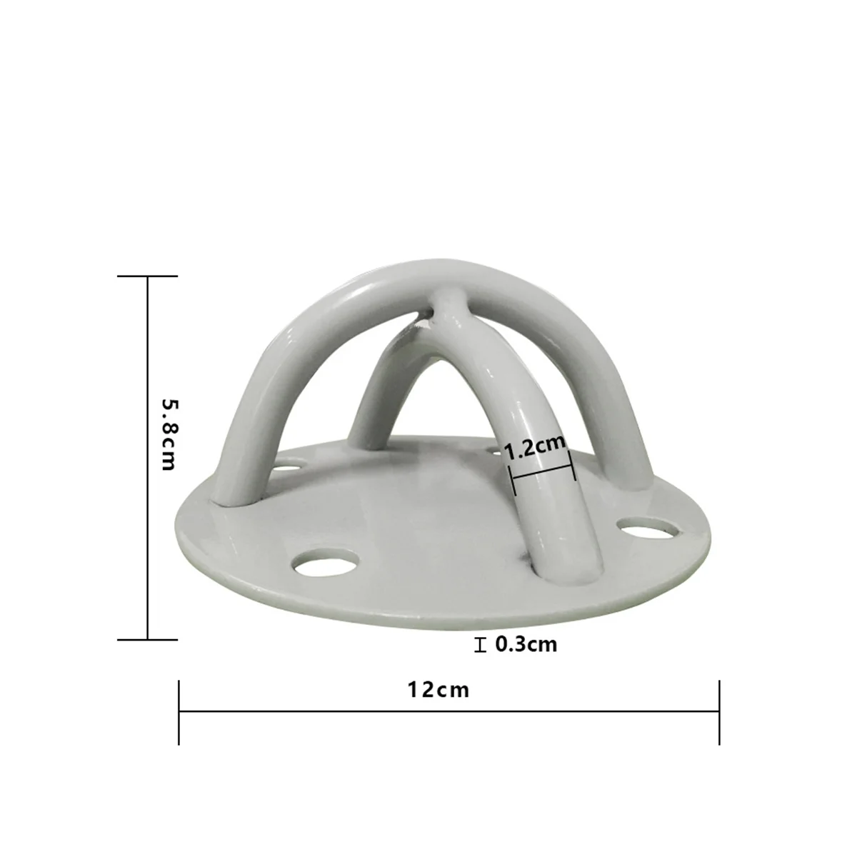 Hanging Plate of Yoga Hammock in the Air Sandbag Hook Fixed Plate Load-Bearing Dance Ring Swing Fixing Buckle