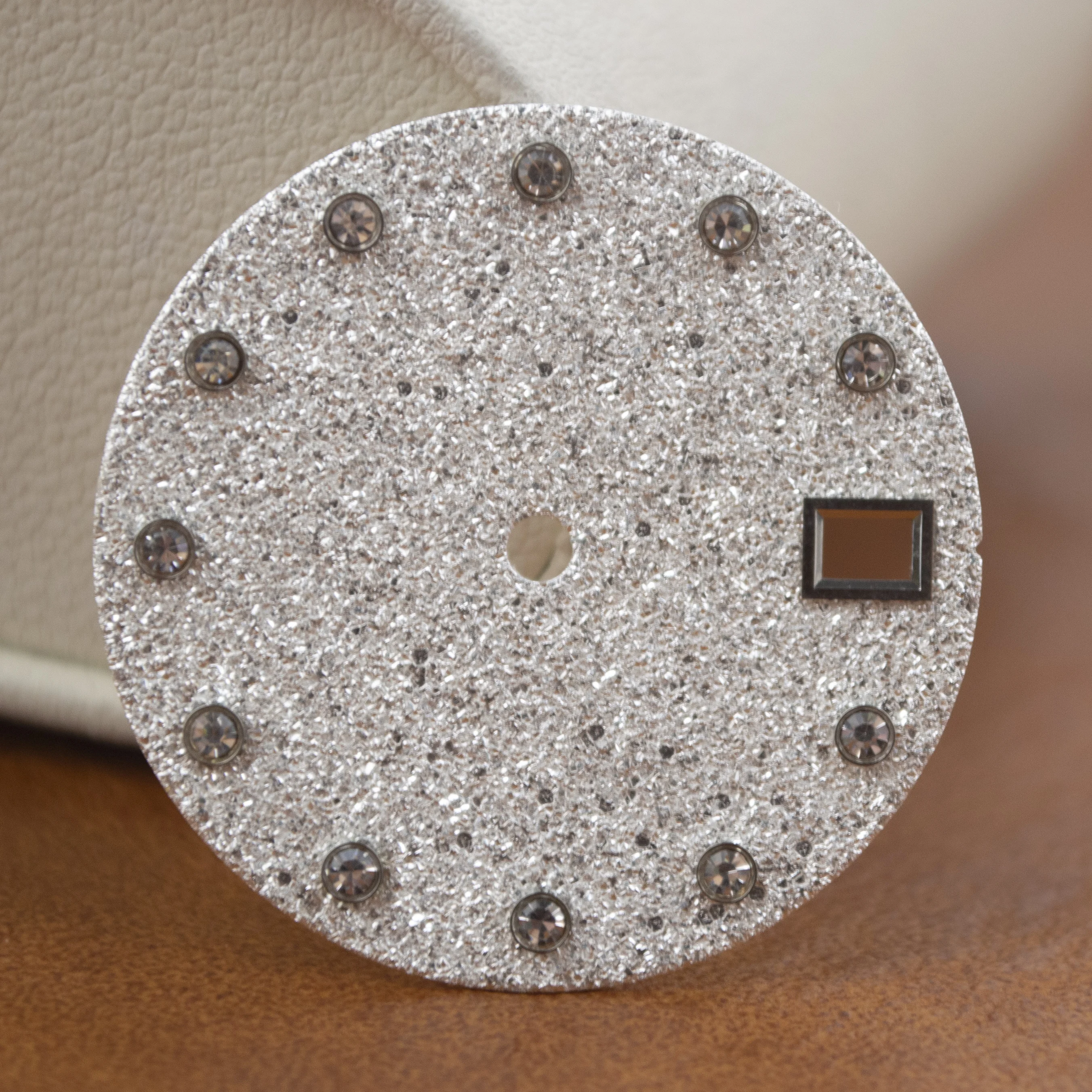 

28.5mm Diamond NH35 Dial Watch Dial Watch Face for Datejust NH35 Automatic Movement Watch Accessories Parts Replacements