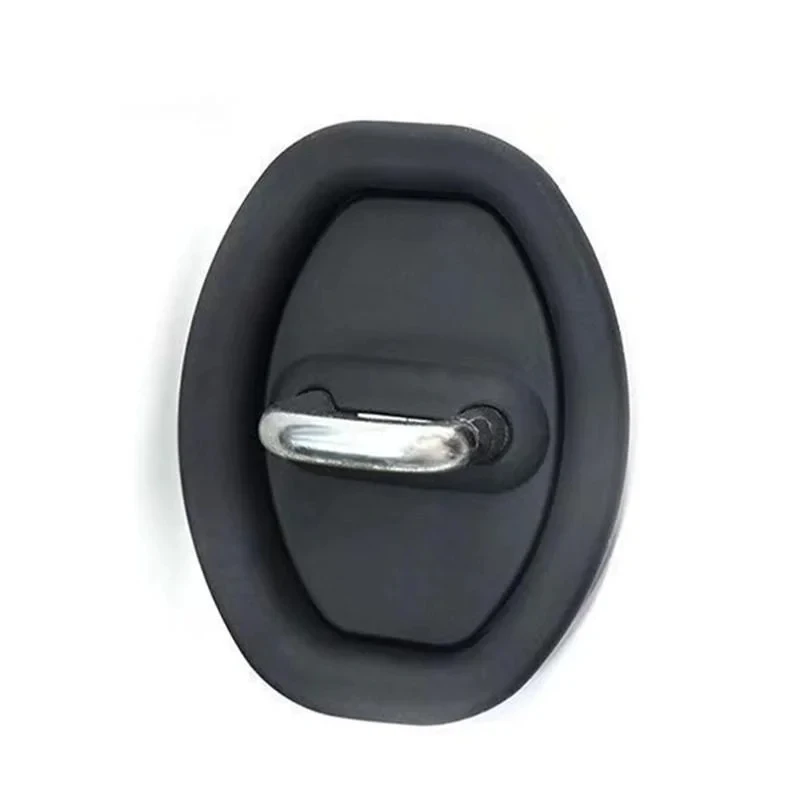 Silicone Car Door Lock Amortecimento Almofada, Anti-Colisão Capa Protetora, Fivela da porta do carro, Amortecedor Pad, 4Pcs