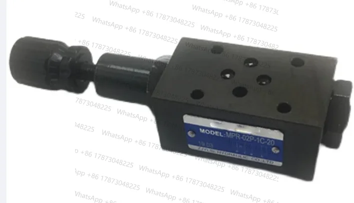 صمام ضبط الضغط المكدس المزدوج الوظيفي MBRV-02P K-20 MBRV-03P-3-B MBR-02P-1