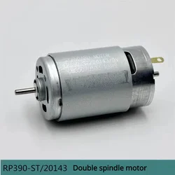 Çift şaft 390 DC motor RP390-ST 20143 elektrikli süpürge için 6V ~ 24V büyük tork karbon fırçalı süpürücü motor