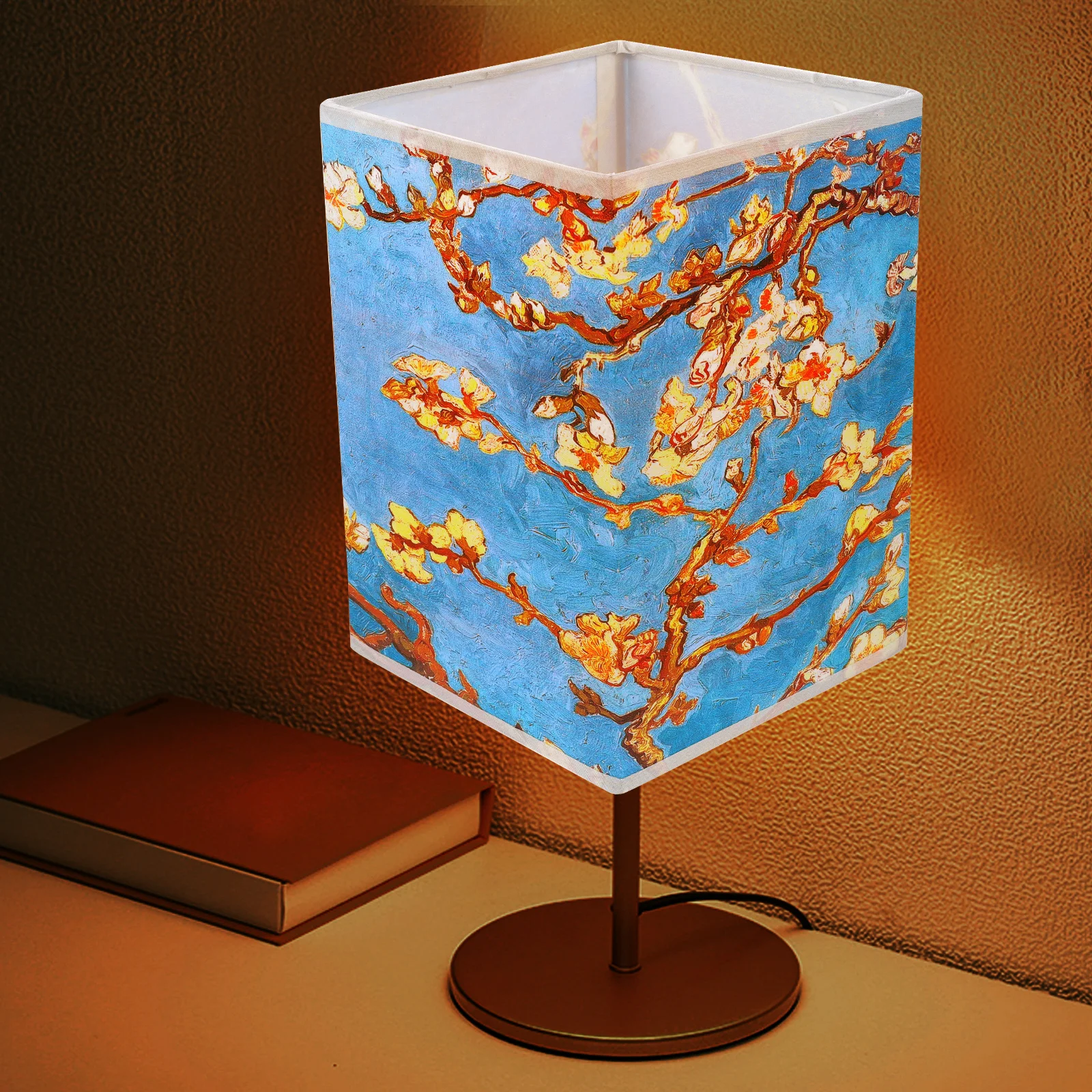

Fabric Lamp Square Cover Table Ceiling Floor Lamp Shade Decorative Light Fixture Accessory Home Decor Durable Easy Clean