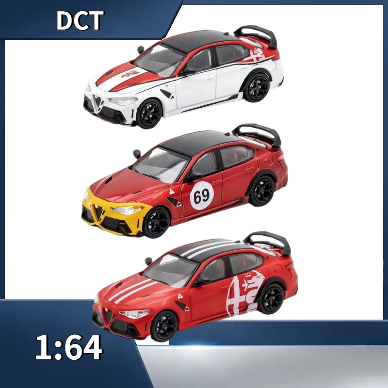 DCT 1:64 Alfa Romeo, die-cast alloy model, adult high-end static display piece.