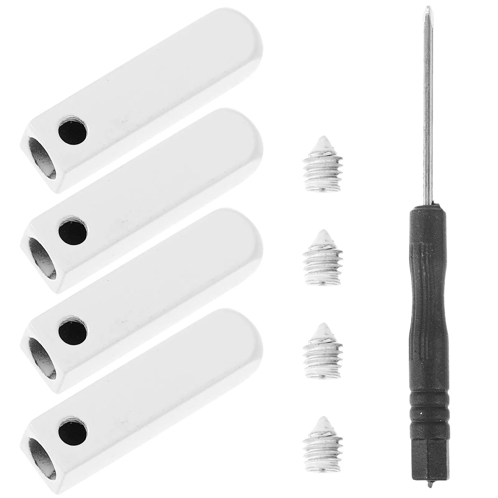 

Наконечники для шнурков из цинкового сплава, металлические, белые, 8171, прочные, для замены, аксессуары для кроссовок