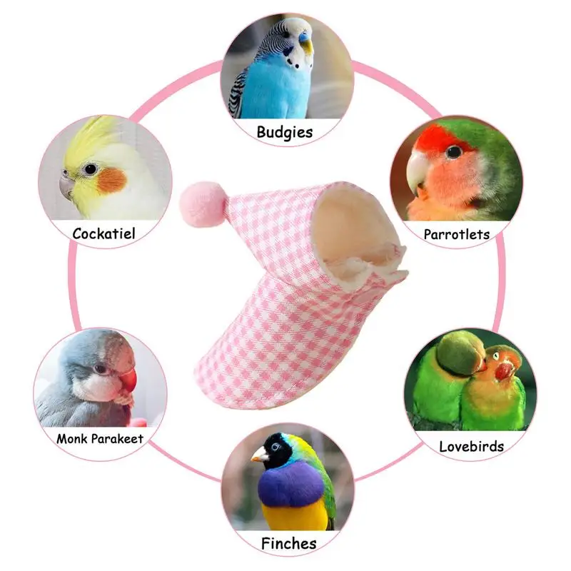 Lovely Bird Clothes Colorful Parrot cloak Dress Up Protect Your Pet Parrots Comfortable Bird Clothing Thickened warm Washable