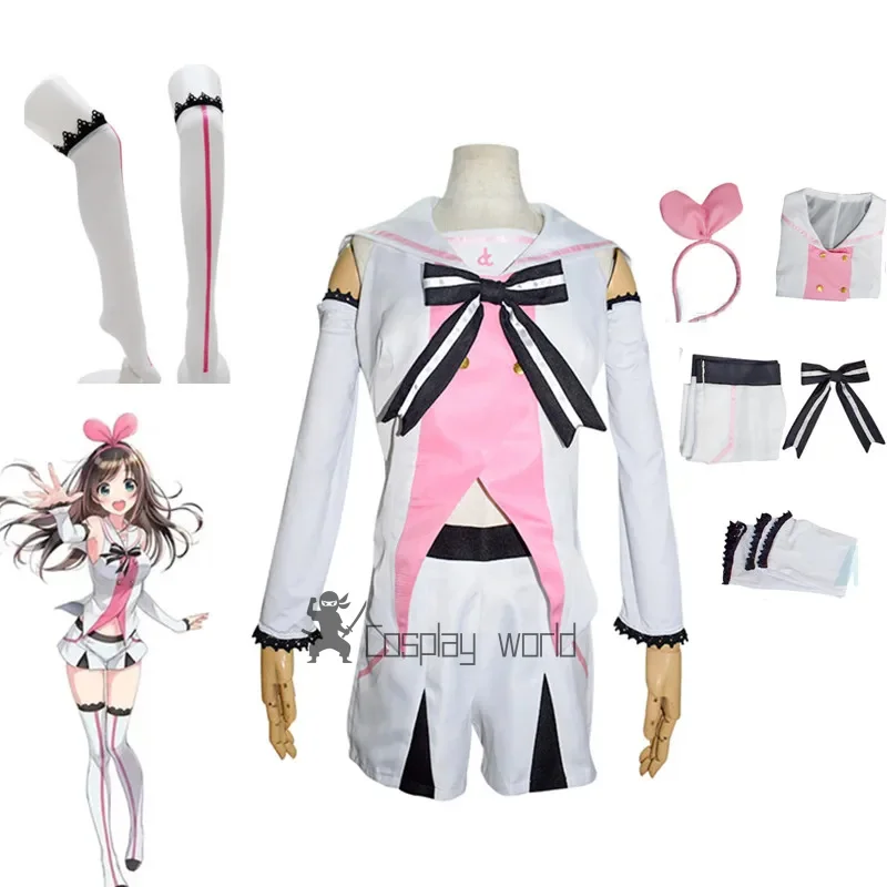 أزياء أنيمي يوتيوب كيزونا AI التأثيرية قناة الزي الجديد A.I. شعبية الجمال الأعلى السراويل تناسب الملابس ذات المظهر اليومي #6