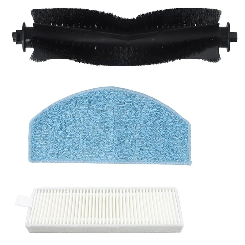 A23F-Replacement Main Brush Mop Cloths Side Brushes Filters Set Fit For Laresar Mars01 For Lubluelu SL68 Robot Vacuum Cleaners P