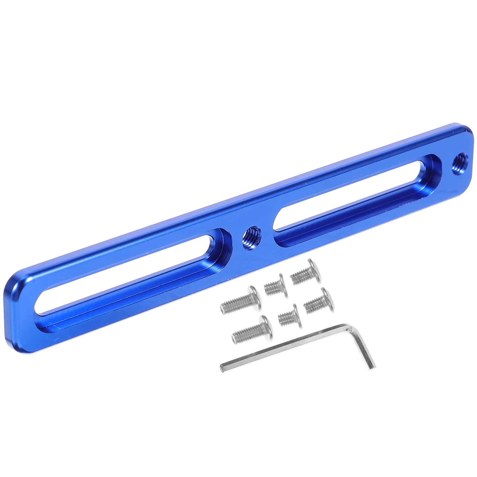 

Bicycle Water Bottle Cage Extender Bracket Adjustable Hole Position Blue Multi-functional Conversion Seat Lightweight Bike