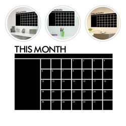 Large Wall Calendar Reusable Whiteboard Monthly Planner Blackboard Stickers Household Erase Wipe The Pvc