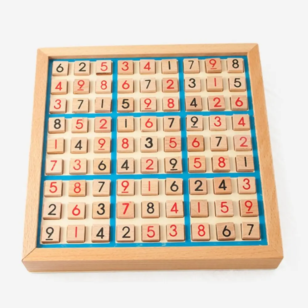 Latin Square Sudoku Sudoku Crosswords Toys International Montessori Sudoku Chess Game Table Digits Number Place Games Kids Gift