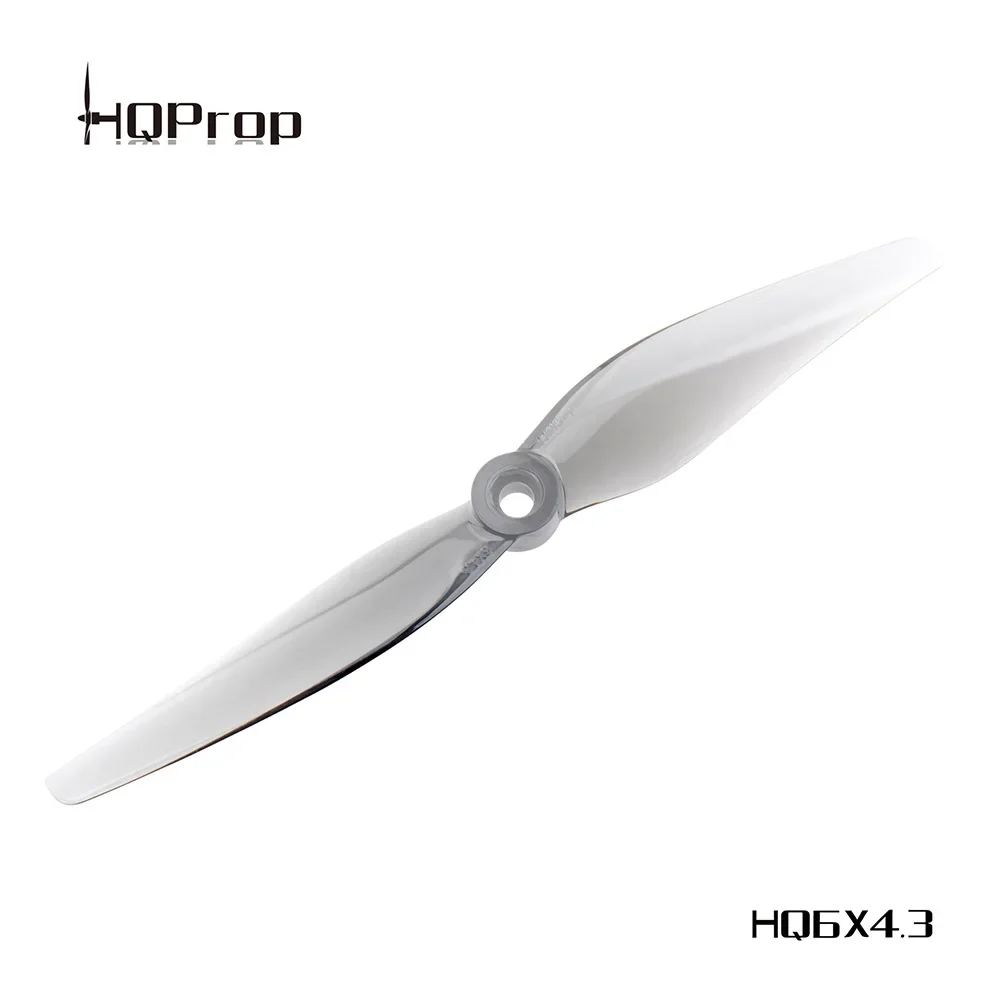 HQPROP 6x4.3 PC 2-Blade 6 Inch Propeller 5MM Shaft 13mm Hub Thickness CW CCW FPV Prop for Racing Drone Accessories