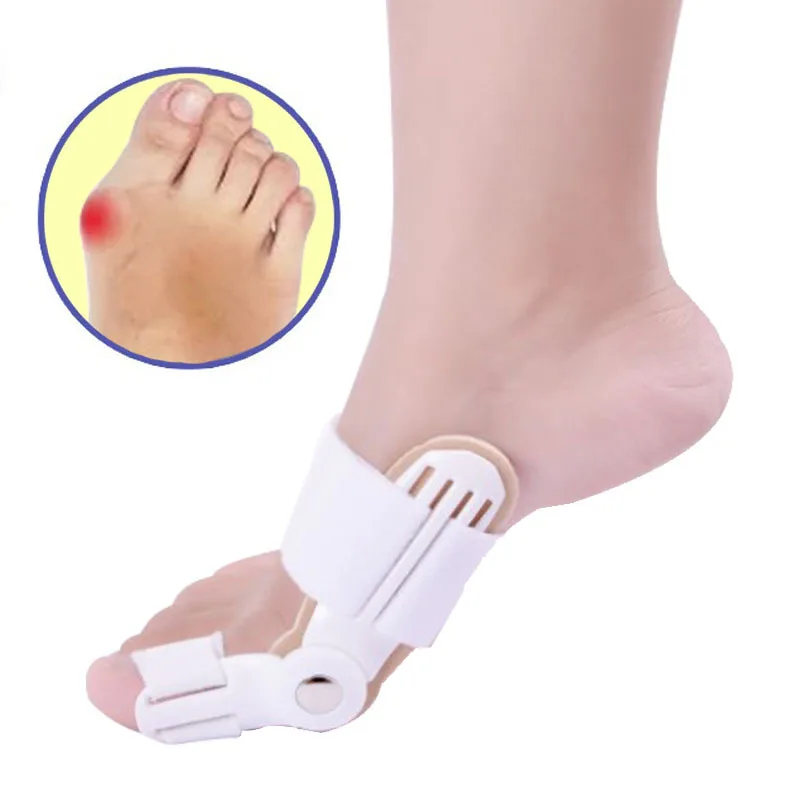 Corrector de Hallux Valgus, Corrector de hueso del pie grande, tipo de corrección del dedo gordo, separador de dedos, portátil