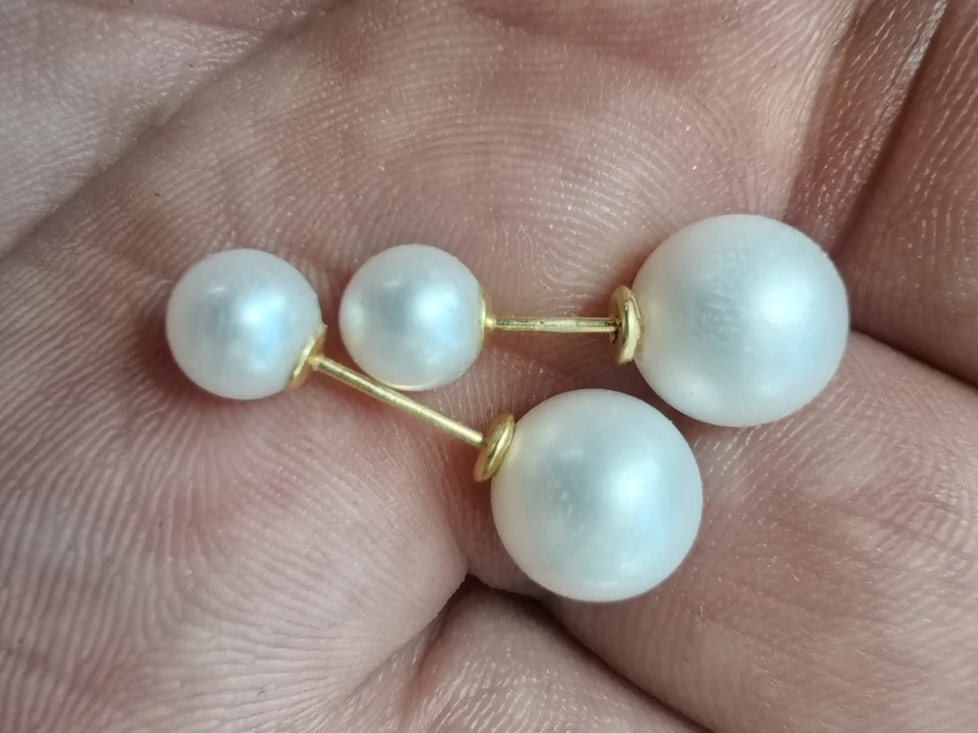 hot Bestselling AAAAA 12-13mm Round Natural akoya White Pearl Earrings 925s