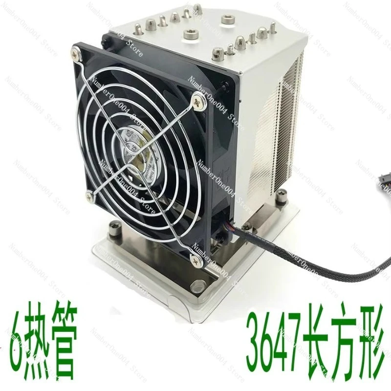 

Подходит для 6 тепловых трубок 4U Xeon 3647 Xeon, серверный процессор, кулер R96, прямоугольное основание