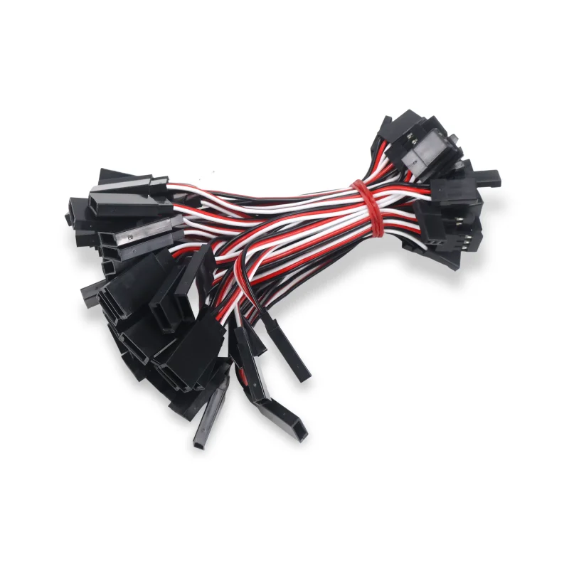 جديد 6 قطعة 10CM15CM20CM30CM50CM100CM سيرفو تمديد الحبل ذكر إلى ذكر ل JR التوصيل سيرفو تمديد سلك من الرصاص كابل ل RC سيارة FPV #4