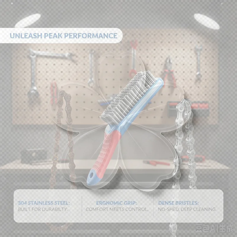 Heavy-Duty Stainless Steel Wire Brush Multifunctional Rust Paint Slag Removal Tool for Metal Door Frame Refurbishment