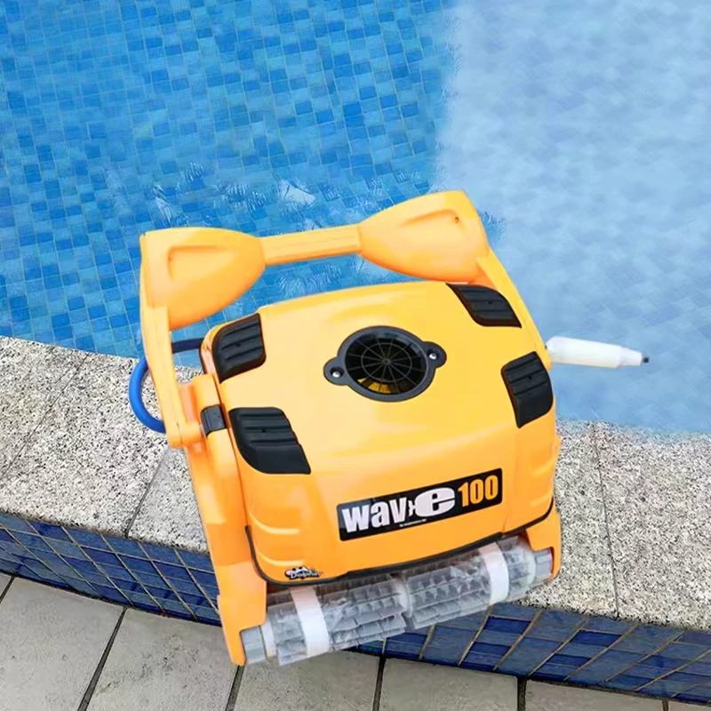 Intelligent Robotic Pool Vacuum Cleaner 35m Cable Automatic Navigation Plastic Spa Pool Cleaning Machine