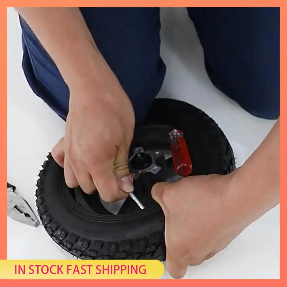 AA05 Electric Scooter Tire 8 1/2X2 Off Road Tubeless 50/75-6.1 Tyre Wheel For Xiaomi M365 DIY Accessories