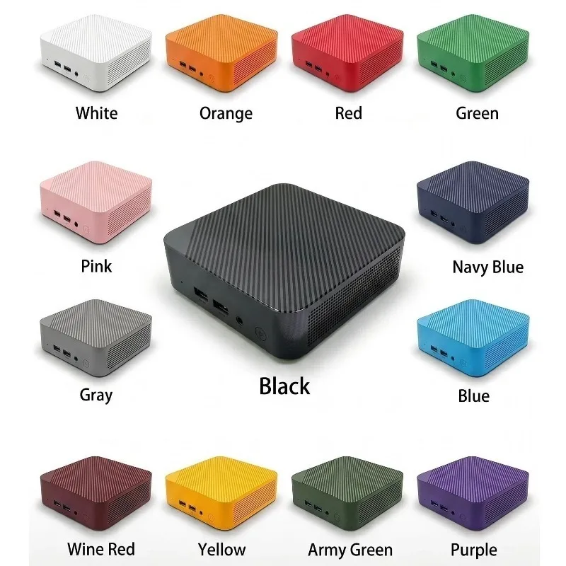 Intel Core I9-10980HK Mini PC 16GB RAM 2TB SSD WiFi6 BT5.2 4K HD Windows 11 Portable Gaming Desktop Computer 13-Color Options