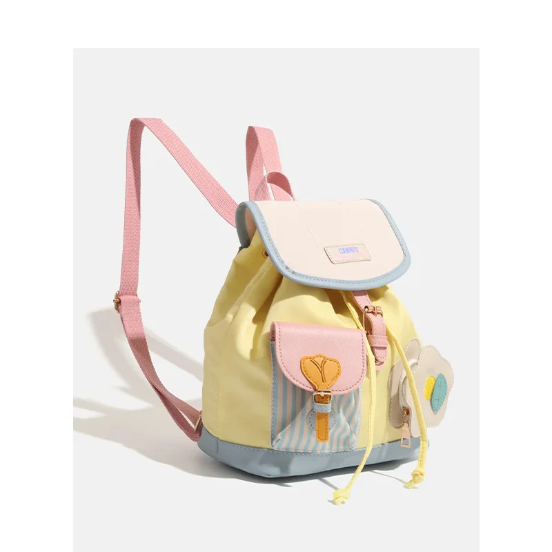 Women's Backpacks Japanese Dopamine Cartoon Kawaii Sweet Cute Verstaile High Quality Large Capacity Portable Schoolbags For Girl