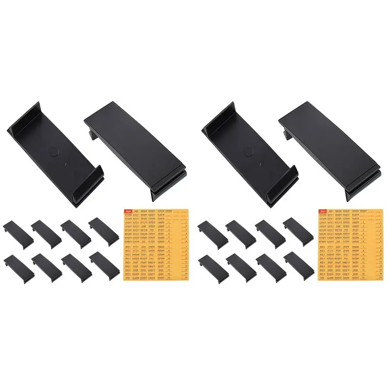 A95I-Universal Breaker Filler Plate For Load Centers 20 Pack, Use For Closing 1 Inch Breaker Panel Blanks, With Panel Label