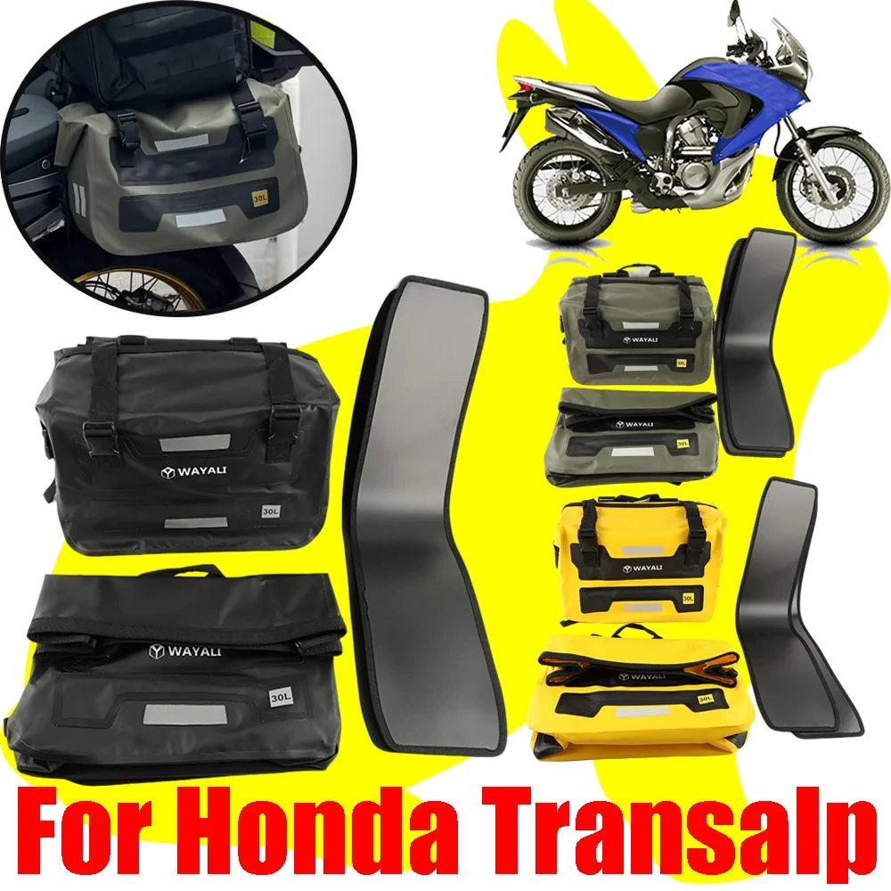 

Для Honda XL700V Transalp XL650V XL600V XL400V: Аксессуары, быстросъемные водонепроницаемые сумки-кофры для сиденья, багажные сумки для хранения