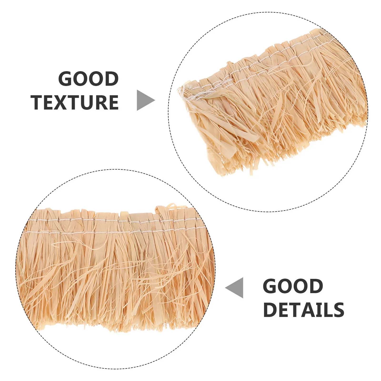 12 pièces de mini-rouleaux de chaume artificiel pour toiture, décoration de maison miniature DIY, 3,93x1,57 pouces, mini-chaume