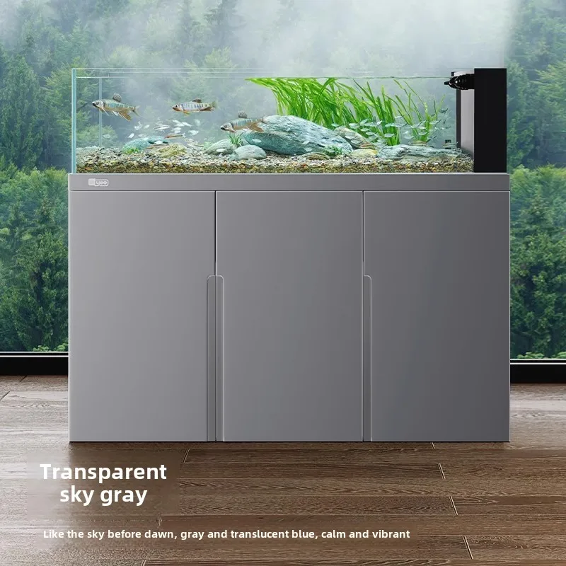 2024 fish tank, living room, stream tank, ultra-white electrostatic powder spraying, no formaldehyde