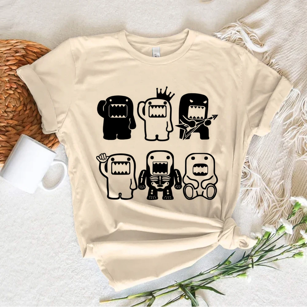 Domo Kun Tee women manga comic t shirt female 2000s comic y2k clothes