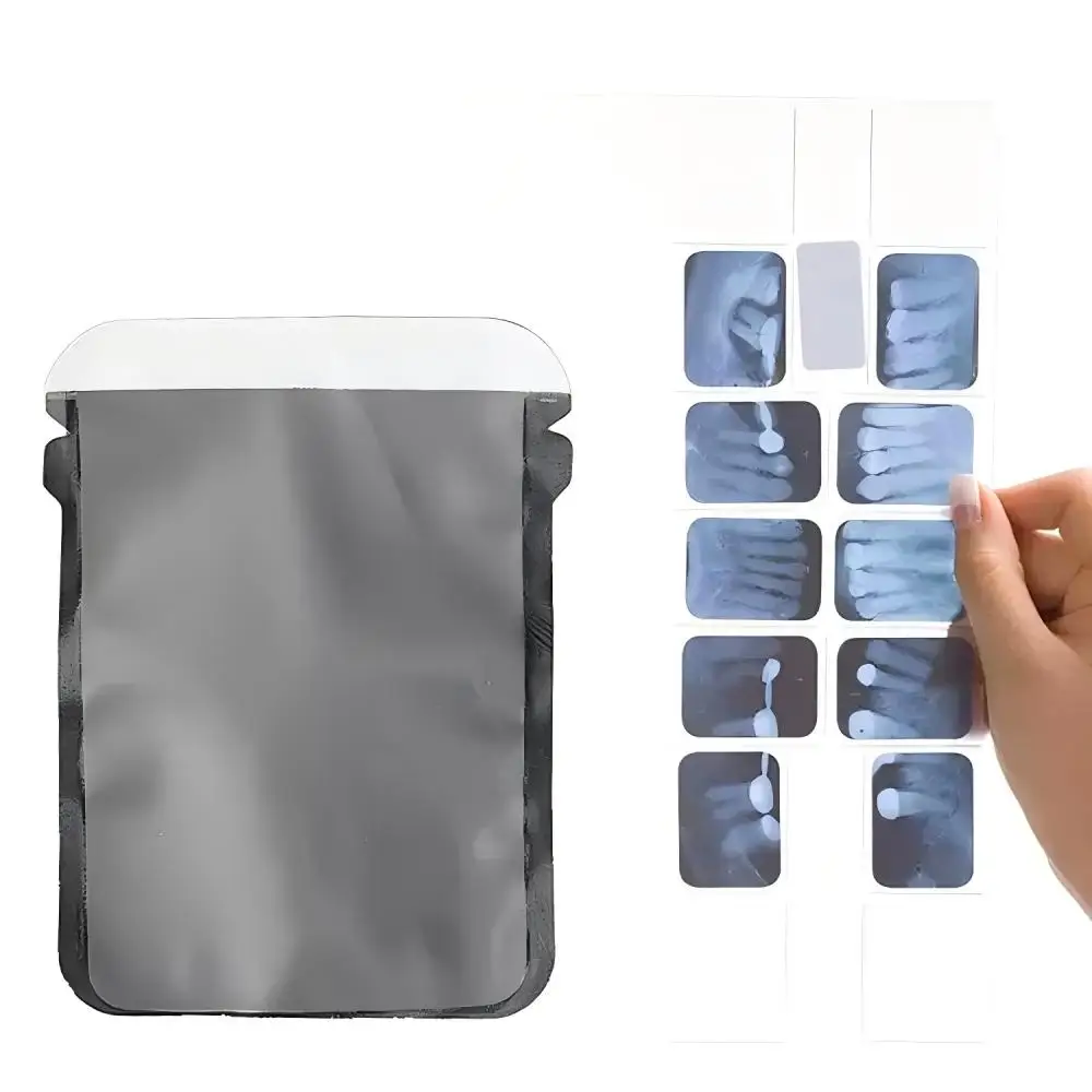 100Pcs/Box Disposable Dental X-ray Film Barrier Envelopes 0#1#2# Phosphor Plate Protective Pouch Dental Clinic Consumables