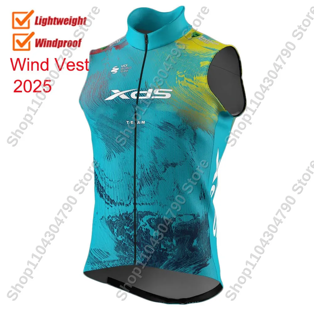 XDS Pro Team 2025 QAZAQSTAN Cycling Jersey Set Clothing Road Bike Suit Mountain Bicycle Shirt Bib Shorts MTB Ropa Maillot