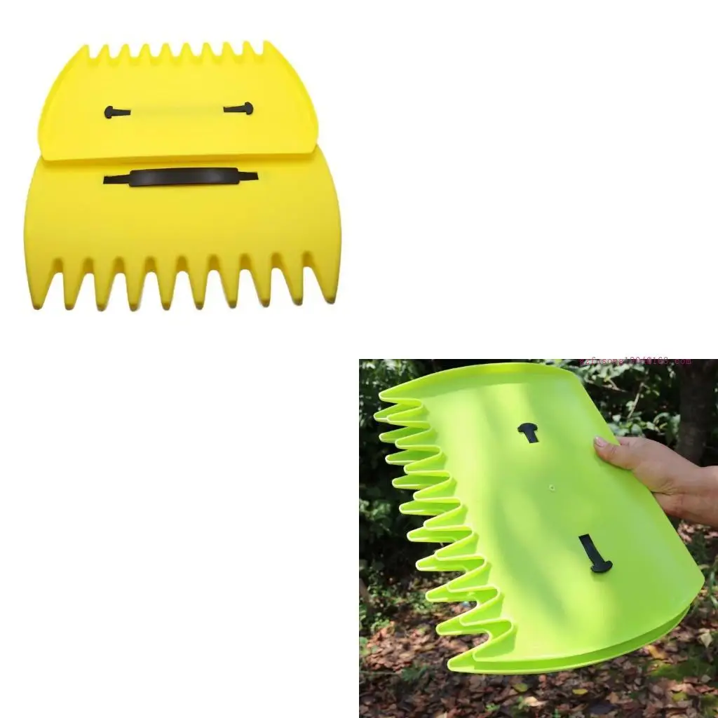 

1 Pair Garden and Yard Leaf Scoops Hand Rakes, Large Sized Leaf Collector Leaf Grabber Set, Garden and Yard Leaf Scoops D5QD