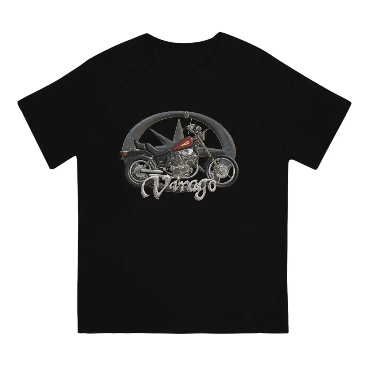 Men's T-Shirts Virago XV 1100 Fun 100% Cotton Tees Short Sleeve Motorcycles T Shirt O Neck Clothing 4XL 5XL