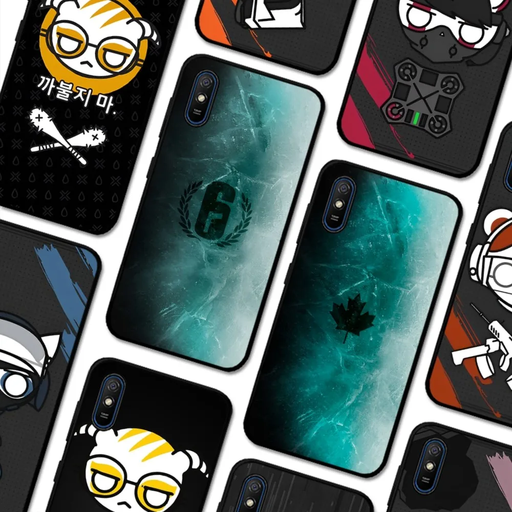 

Game Rainbow Six Siege Phone Case For Redmi 5 6 7 8 9 10 Plus Pro 6 7 8 9 A GO K20 K30 K40 Pro Plus F3 Fundas