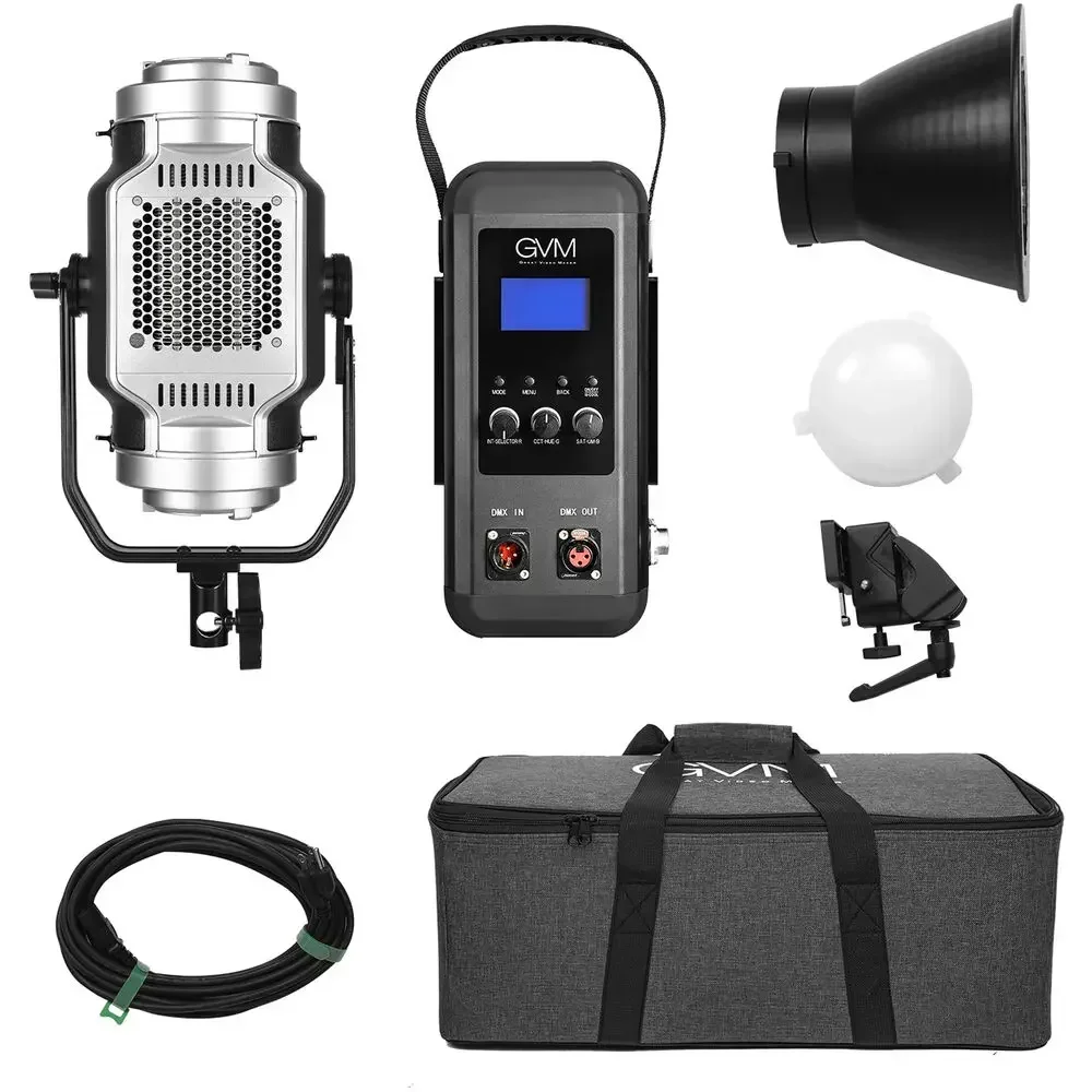 

GVM 300W RGB&Bi-Color Double Head Video Light COB LED Continuous Film Lighting for Studio Photography Bowens Mount