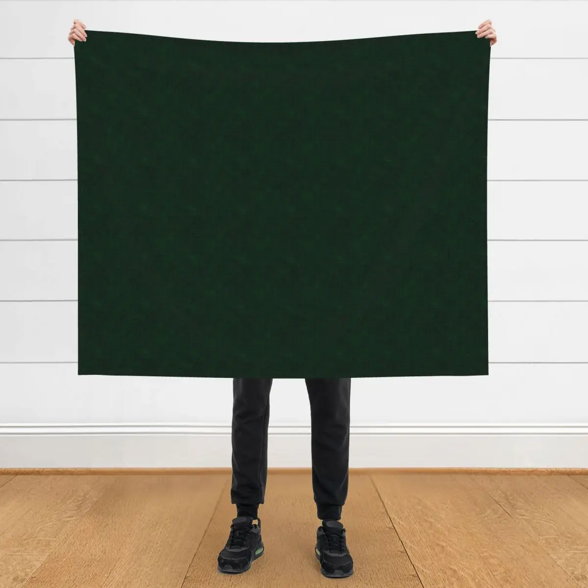 

Textured dark green, solid green Throw Blanket Comforter for winter Luxury Blankets