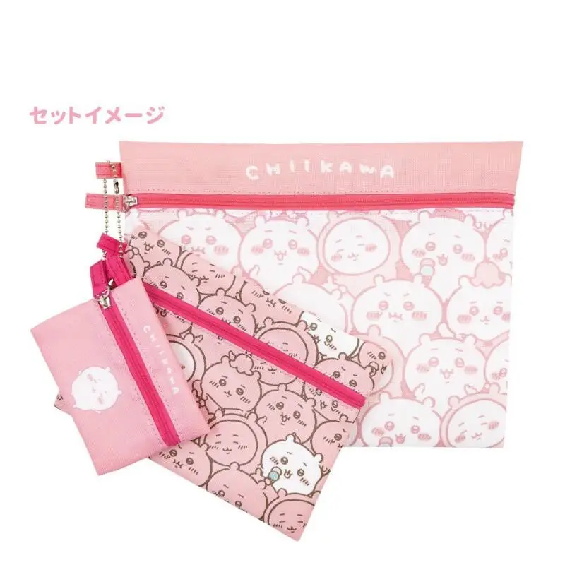 Chiikawa New Storage Bag Stationery Pencil Case Cosmetic Bag Card Holder Document Holder Bags for Woman Leisure Travel